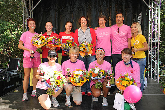 Siegerinnen AVON Frauenlauf 2011 (©Foto. Martin Schmitz)
